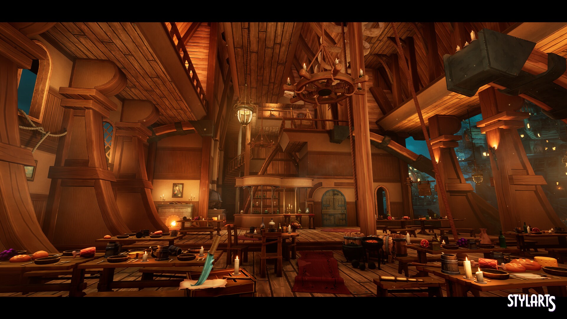 Stylized Pirate Bundle - Modular (Port City, Tavern) in Environments ...